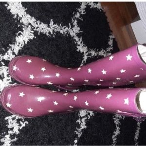 Tuff rain boots  purple